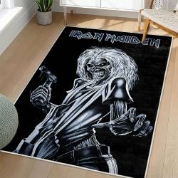 Iron Maiden Area Rug Non-slip Heavy Metal Music Carpet Gift Idea For Fans IM85