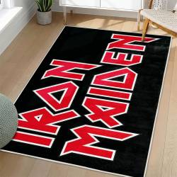 Iron Maiden Area Rug Non-slip Heavy Metal Music Carpet Gift Idea For Fans IM86