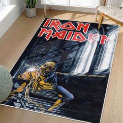Iron Maiden Area Rug Non-slip Heavy Metal Music Carpet Gift Idea For Fans IM87