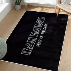 Iron Maiden Area Rug Non-slip Heavy Metal Music Carpet Gift Idea For Fans IM95