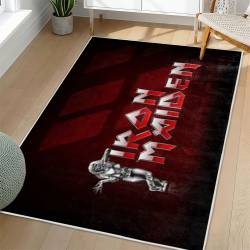 Iron Maiden Area Rug Non-slip Heavy Metal Music Carpet Gift Idea For Fans IM99