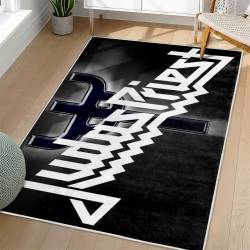 Judas Priest Area Rug Non-slip Heavy Metal Music Carpet Gift Idea For Fans JPR47