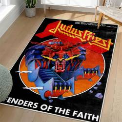 Judas Priest Area Rug Non-slip Heavy Metal Music Carpet Gift Idea For Fans JPR48