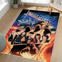 Judas Priest Area Rug Non-slip Heavy Metal Music Carpet Gift Idea For Fans JPR49