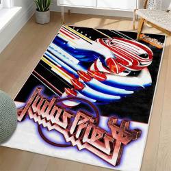 Judas Priest Area Rug Non-slip Heavy Metal Music Carpet Gift Idea For Fans JPR54