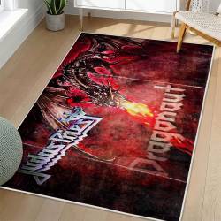 Judas Priest Area Rug Non-slip Heavy Metal Music Carpet Gift Idea For Fans JPR60