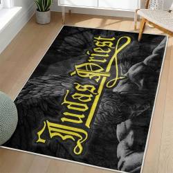 Judas Priest Area Rug Non-slip Heavy Metal Music Carpet Gift Idea For Fans JPR64