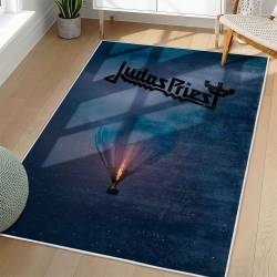 Judas Priest Area Rug Non-slip Heavy Metal Music Carpet Gift Idea For Fans JPR65