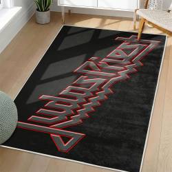 Judas Priest Area Rug Non-slip Heavy Metal Music Carpet Gift Idea For Fans JPR68