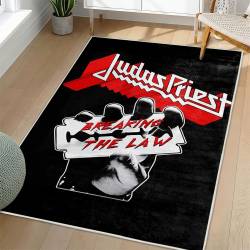 Judas Priest Area Rug Non-slip Heavy Metal Music Carpet Gift Idea For Fans JPR69