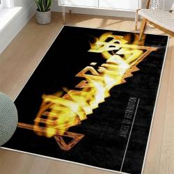 Judas Priest Area Rug Non-slip Heavy Metal Music Carpet Gift Idea For Fans JPR70