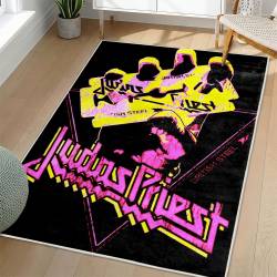 Judas Priest Area Rug Non-slip Heavy Metal Music Carpet Gift Idea For Fans JPR71