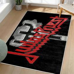 Judas Priest Area Rug Non-slip Heavy Metal Music Carpet Gift Idea For Fans JPR74