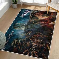 Judas Priest Area Rug Non-slip Heavy Metal Music Carpet Gift Idea For Fans JPR75