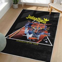 Judas Priest Area Rug Non-slip Heavy Metal Music Carpet Gift Idea For Fans JPR76