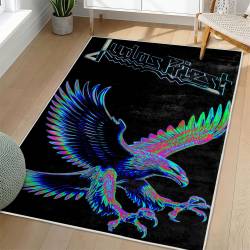 Judas Priest Area Rug Non-slip Heavy Metal Music Carpet Gift Idea For Fans JPR78