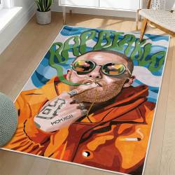 Mac Miller Area Rug Non-slip Music Rapper Carpet Gift Idea For Fans ML103