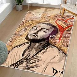 Mac Miller Area Rug Non-slip Music Rapper Carpet Gift Idea For Fans ML110