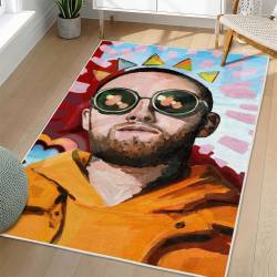 Mac Miller Area Rug Non-slip Music Rapper Carpet Gift Idea For Fans ML115