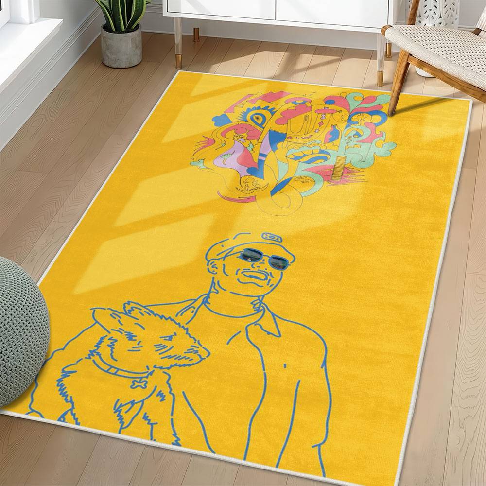 Mac Miller Area Rug Non-slip Music Rapper Carpet Gift Idea For Fans ML116