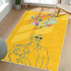 Mac Miller Area Rug Non-slip Music Rapper Carpet Gift Idea For Fans ML116