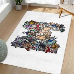 Mac Miller Area Rug Non-slip Music Rapper Carpet Gift Idea For Fans ML117