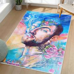 Mac Miller Area Rug Non-slip Music Rapper Carpet Gift Idea For Fans ML119