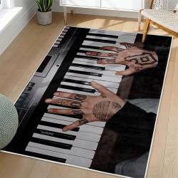Mac Miller Area Rug Non-slip Music Rapper Carpet Gift Idea For Fans ML120