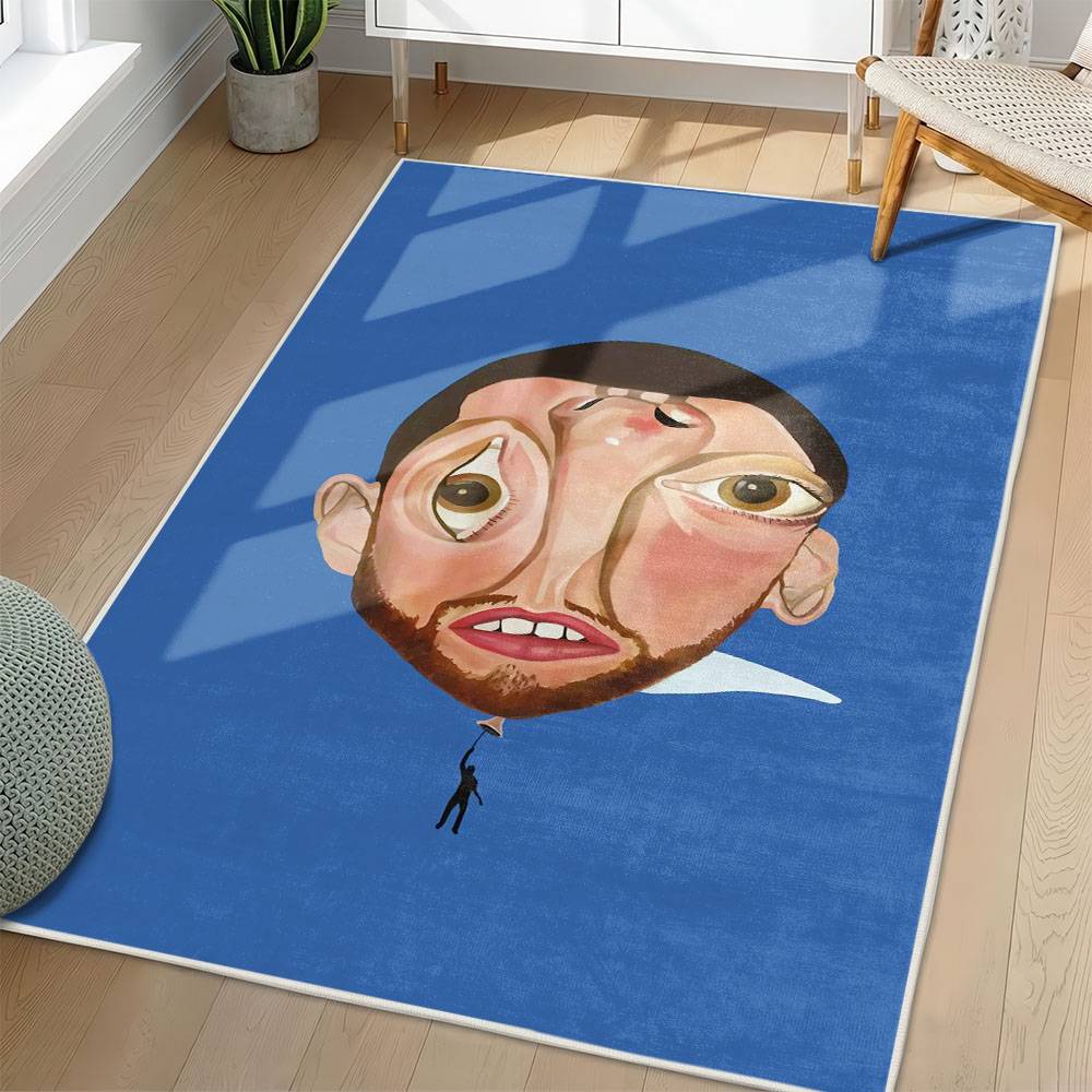 Mac Miller Area Rug Non-slip Music Rapper Carpet Gift Idea For Fans ML126