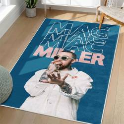 Mac Miller Area Rug Non-slip Music Rapper Carpet Gift Idea For Fans ML127