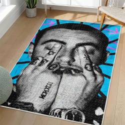 Mac Miller Area Rug Non-slip Music Rapper Carpet Gift Idea For Fans ML132