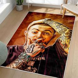 Mac Miller Area Rug Non-slip Music Rapper Carpet Gift Idea For Fans ML135