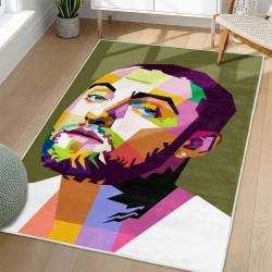 Mac Miller Area Rug Non-slip Music Rapper Carpet Gift Idea For Fans ML137