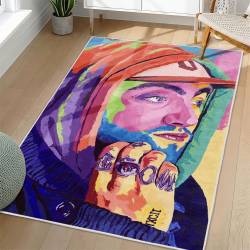 Mac Miller Area Rug Non-slip Music Rapper Carpet Gift Idea For Fans ML144