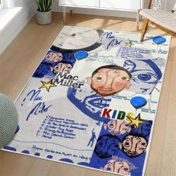 Mac Miller Area Rug Non-slip Music Rapper Carpet Gift Idea For Fans ML146