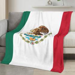 Mexico 2026 World Cup Fleece Blanket Personalized Soft Plush Soccer Fan Gift WC26FBMX18