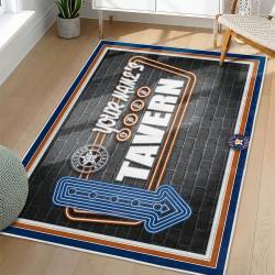 MLB Houston Astros Area Rug Non-Slip Baseball Carpet Home Decor Gift Idea For Fans HA115