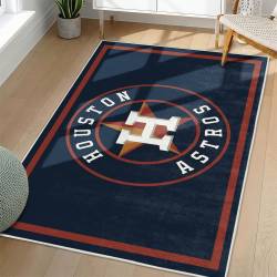 MLB Houston Astros Area Rug Non-Slip Baseball Carpet Home Decor Gift Idea For Fans HA117