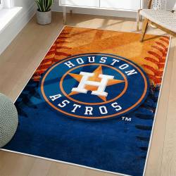 MLB Houston Astros Area Rug Non-Slip Baseball Carpet Home Decor Gift Idea For Fans HA118