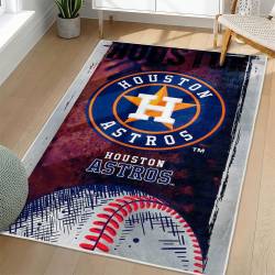 MLB Houston Astros Area Rug Non-Slip Baseball Carpet Home Decor Gift Idea For Fans HA120