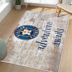 MLB Houston Astros Area Rug Non-Slip Baseball Carpet Home Decor Gift Idea For Fans HA122