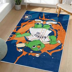 MLB Houston Astros Area Rug Non-Slip Baseball Carpet Home Decor Gift Idea For Fans HA123