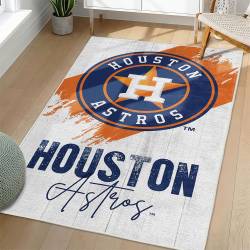 MLB Houston Astros Area Rug Non-Slip Baseball Carpet Home Decor Gift Idea For Fans HA125
