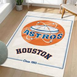 MLB Houston Astros Area Rug Non-Slip Baseball Carpet Home Decor Gift Idea For Fans HA129