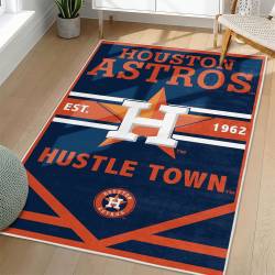MLB Houston Astros Area Rug Non-Slip Baseball Carpet Home Decor Gift Idea For Fans HA135
