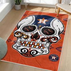 MLB Houston Astros Area Rug Non-Slip Baseball Carpet Home Decor Gift Idea For Fans HA138