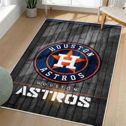 MLB Houston Astros Area Rug Non-Slip Baseball Carpet Home Decor Gift Idea For Fans HA14