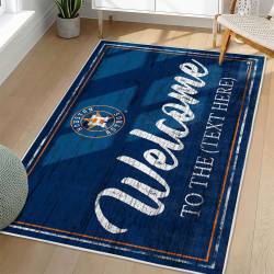MLB Houston Astros Area Rug Non-Slip Baseball Carpet Home Decor Gift Idea For Fans HA141