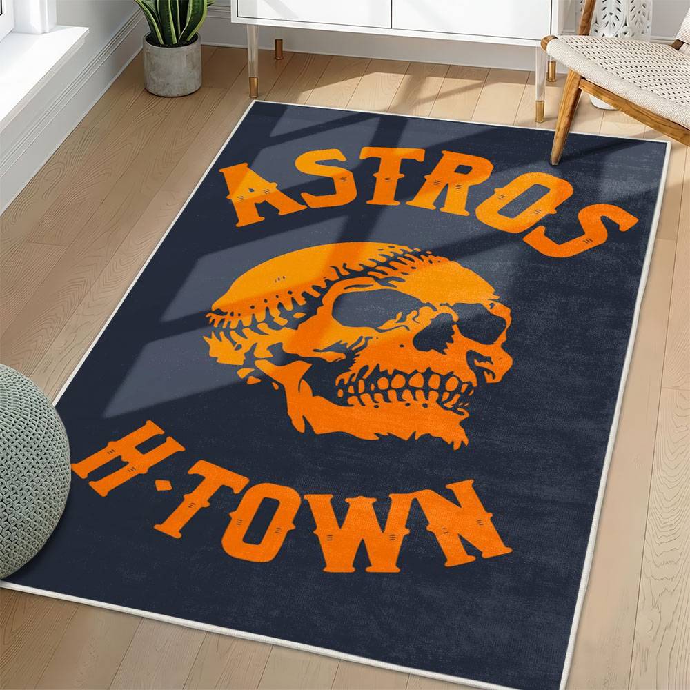 MLB Houston Astros Area Rug Non-Slip Baseball Carpet Home Decor Gift Idea For Fans HA143