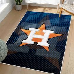 MLB Houston Astros Area Rug Non-Slip Baseball Carpet Home Decor Gift Idea For Fans HA15
